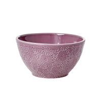 Lavender Stoneware Salad Bowl by Rice DK